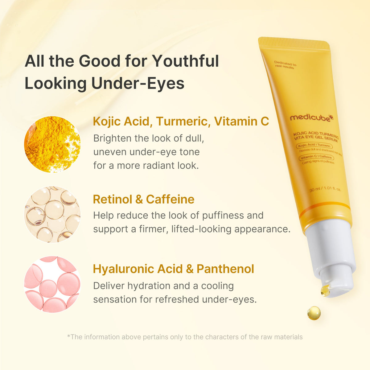 Medicube Kojic Acid Turmeric Eye Gel Serum