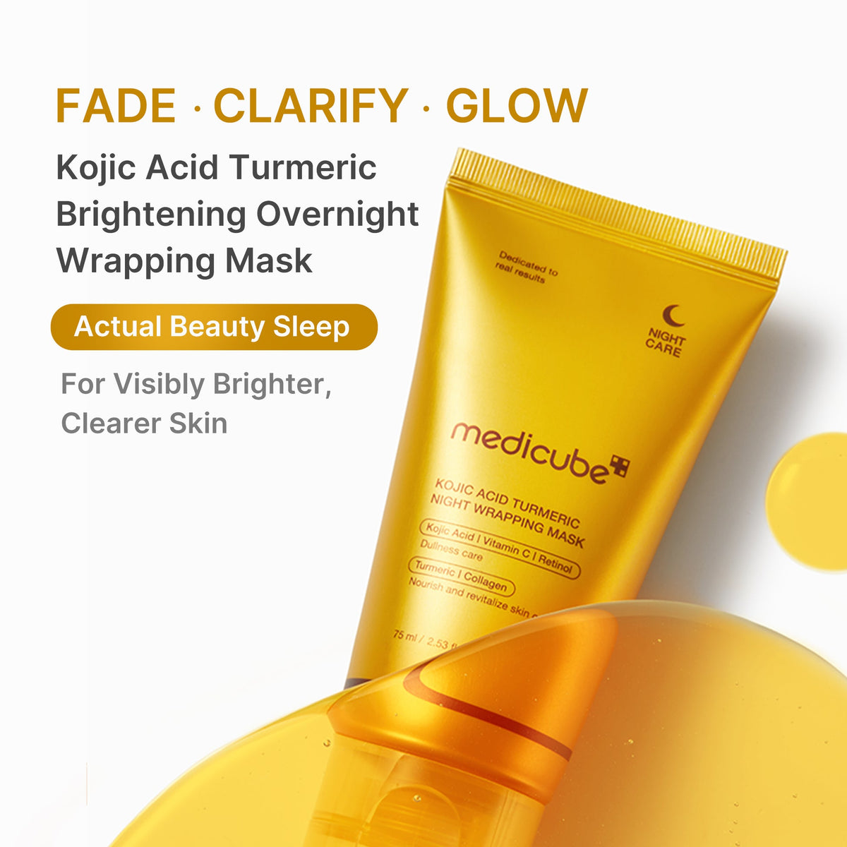 Medicube Kojic Acid Turmeric Overnight Wrapping Mask