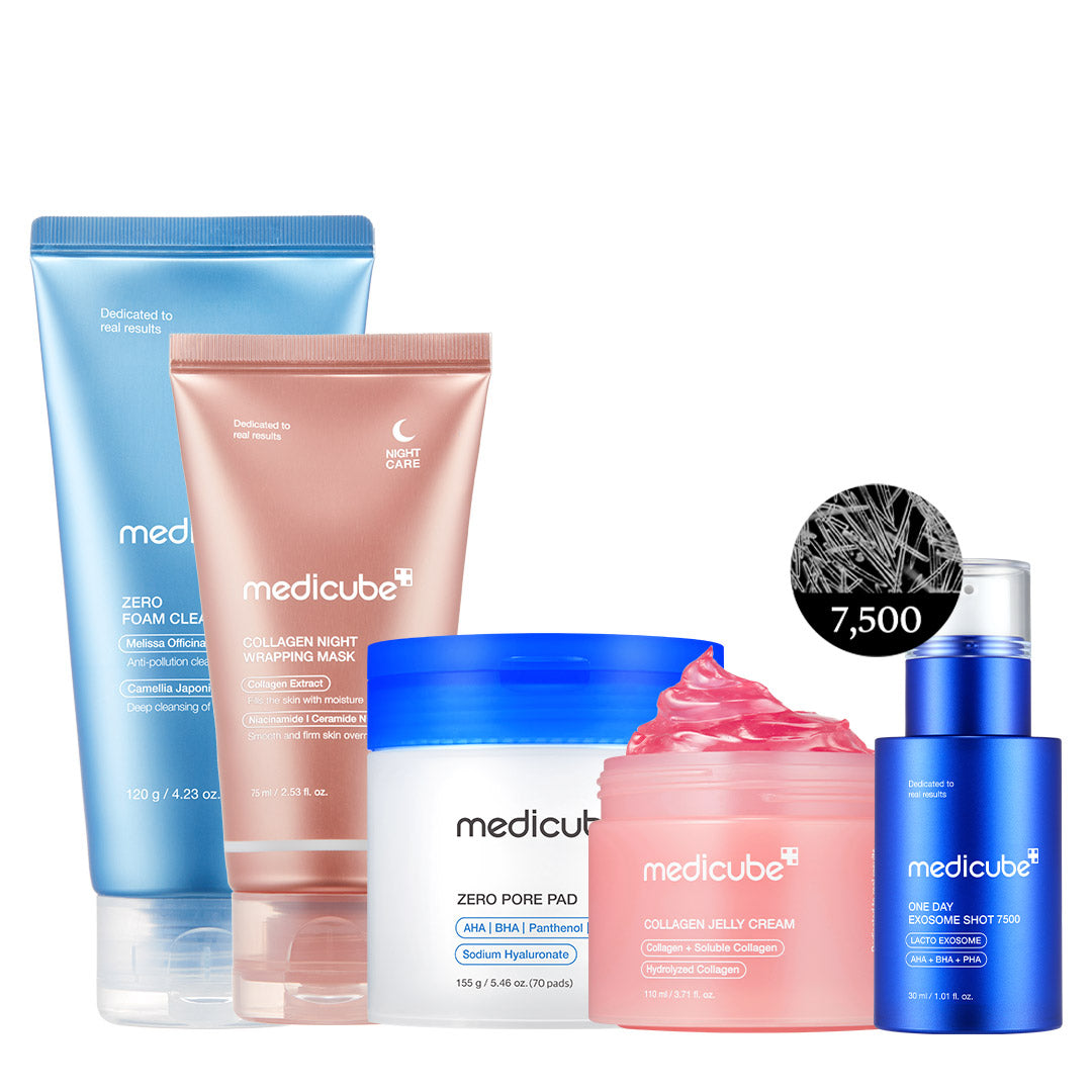 Medicube Affordable Glass Glow 7-Day Skincare Set