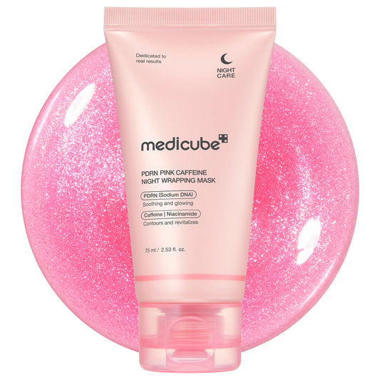 Medicube PDRN Pink Caffeine Overnight Wrapping Mask